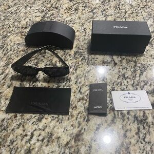 Prada Black Eyewear Case